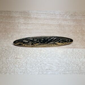 Antique Victorian Engraved Bar Pin Brooch